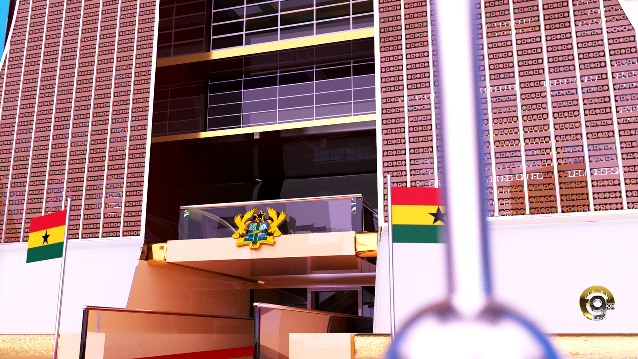 CGMEETUP JUBILEE HOUSE 3D MODEL Presidential palace in Accra