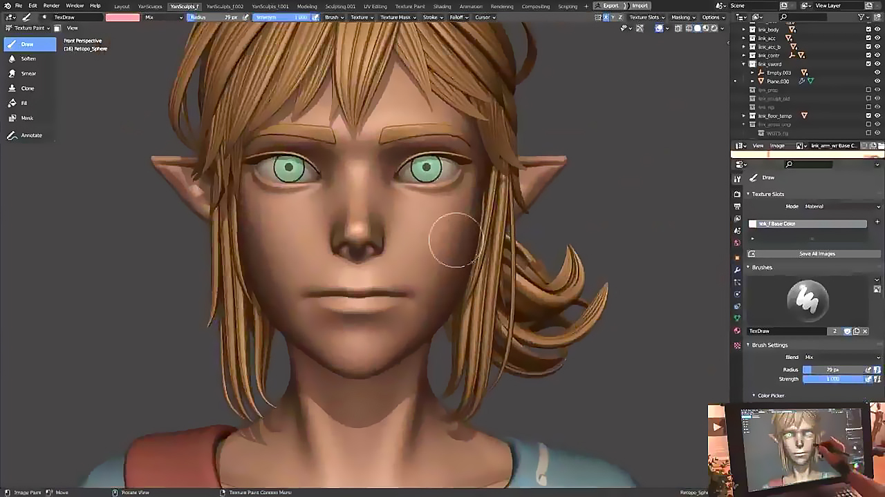 handling lip placard CGMEETUP - Blender 3D Character Creation | Sculpting Link by CGMEETUP