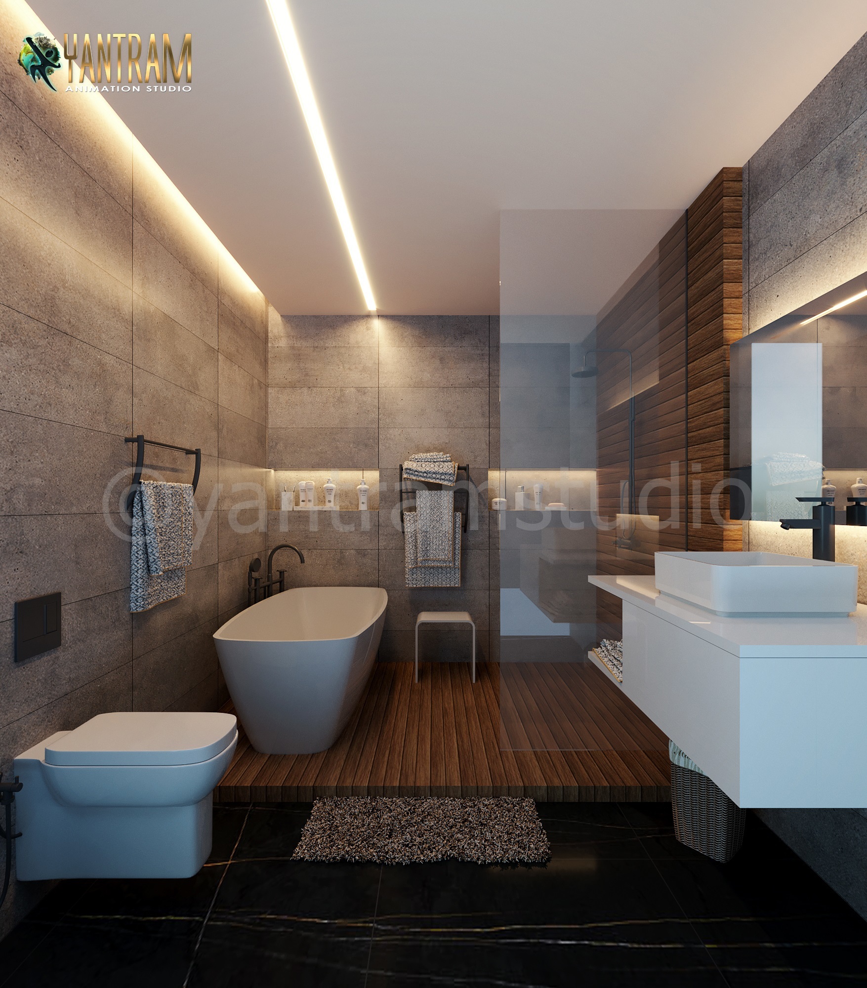 CGMEETUP - 3D Architectural Animation Services to Modern House by Yantram  Architectural Design Studio, Ahmedabad, India by Architectural design Studio
