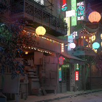 CGMEETUP - Lights City by Laury Guintrand