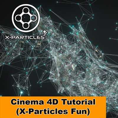 x particles cinema 4d preset