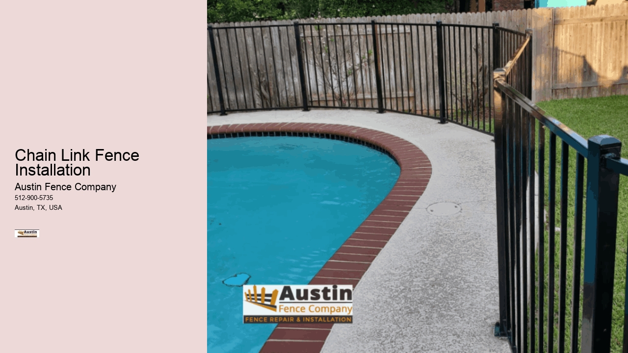 Chain Link Fence Installation