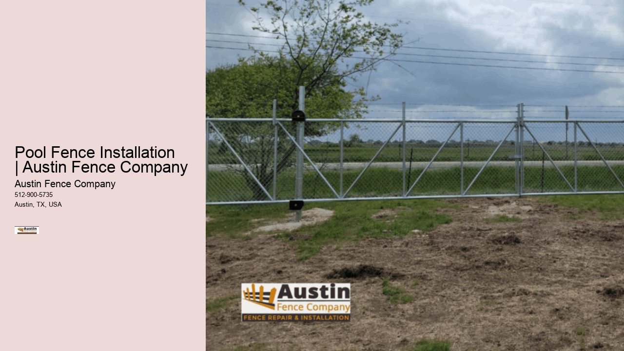 Pool Fence Installation | Austin Fence Company