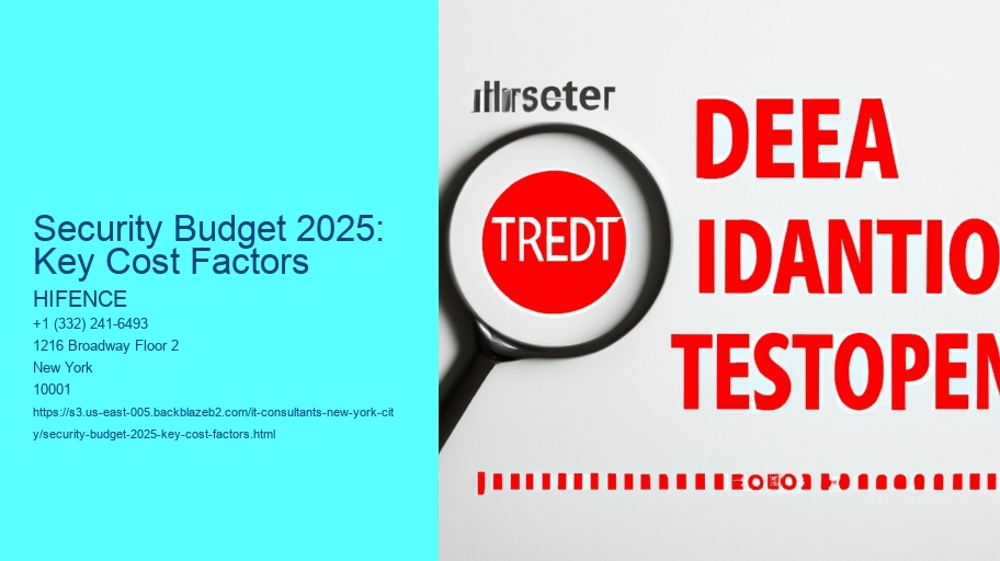 Security Budget 2025: Key Cost Factors
