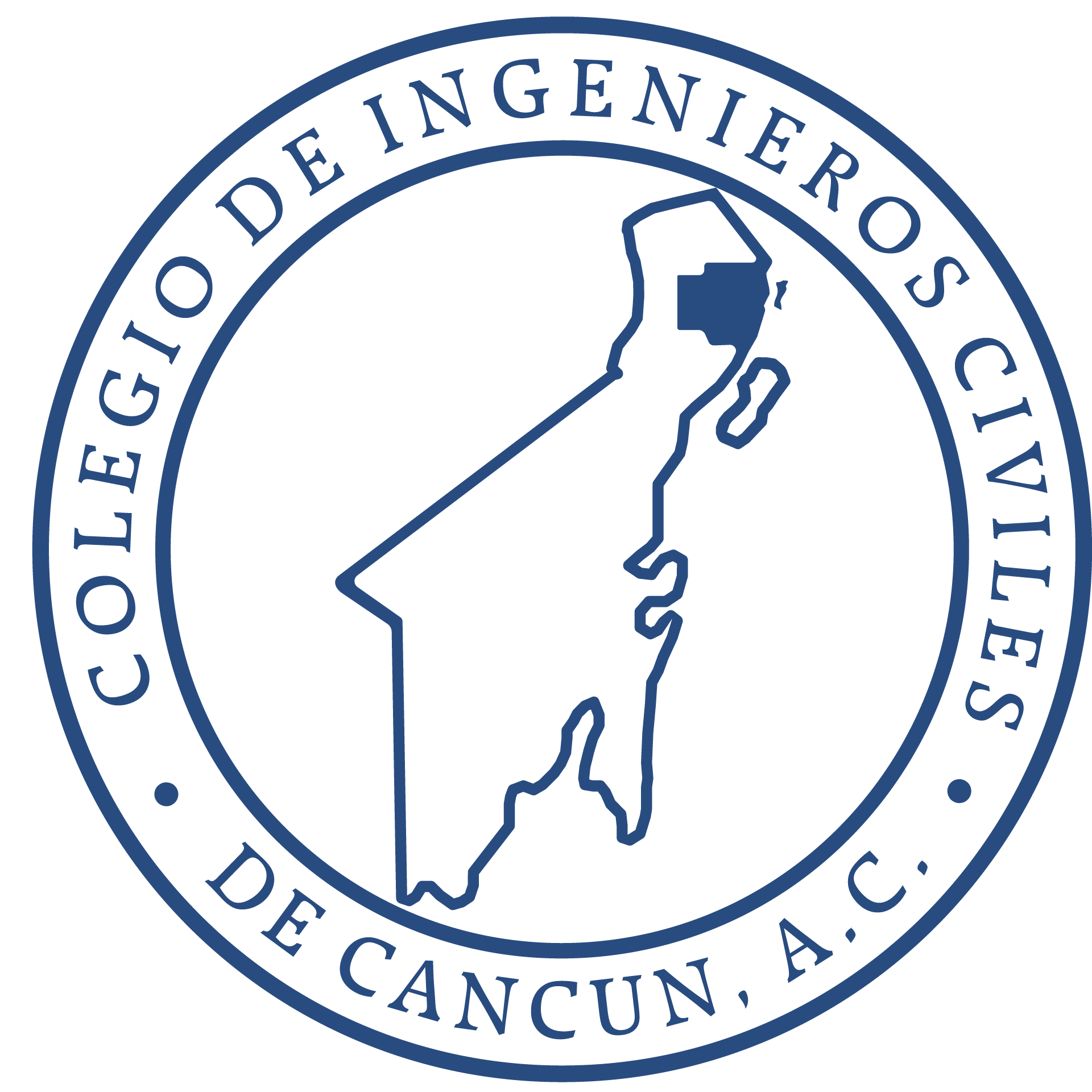 Logo Colegio de Ingenieros Civiles de Cancún