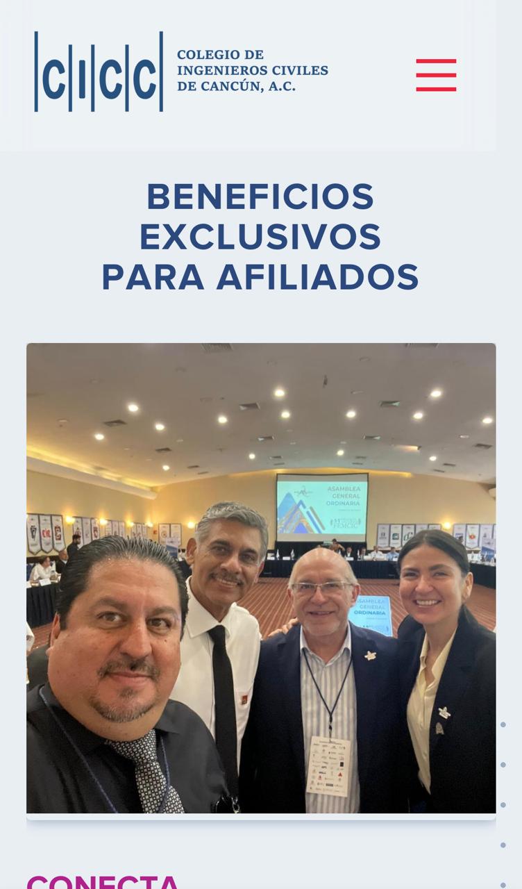 Captura mobile de la sección de patrocinadores con logos y fichas