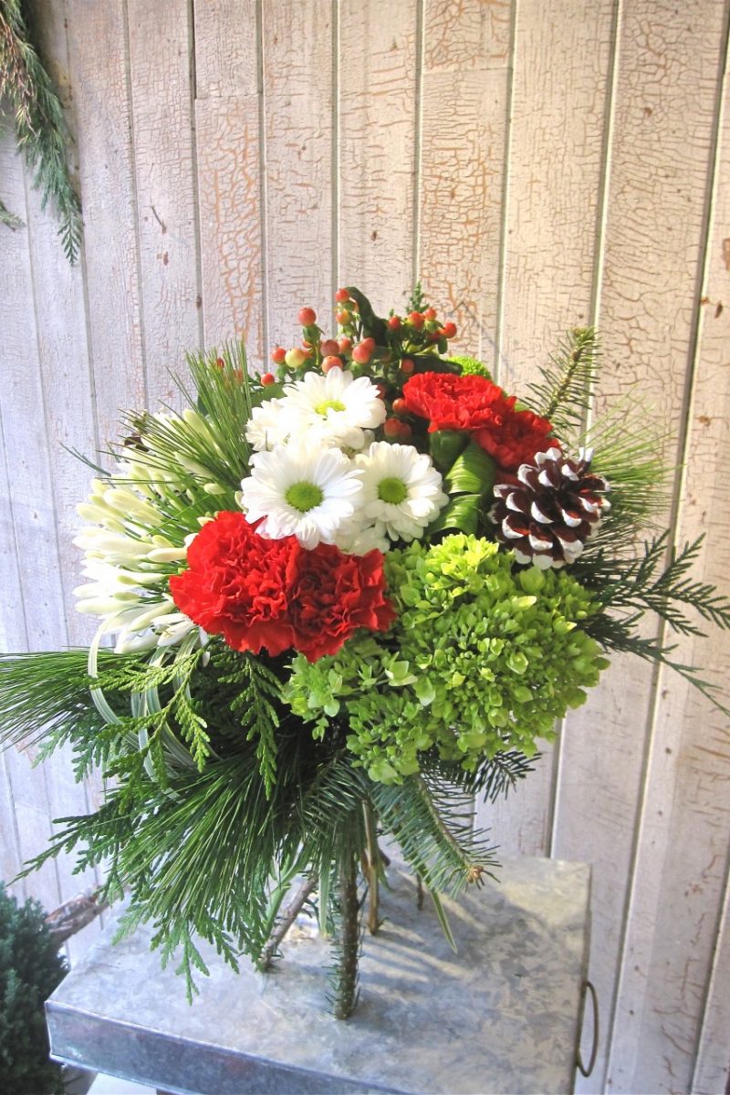 Noël et Jour de l'An Montréal Fleuriste ABACA Fleurs Livraison