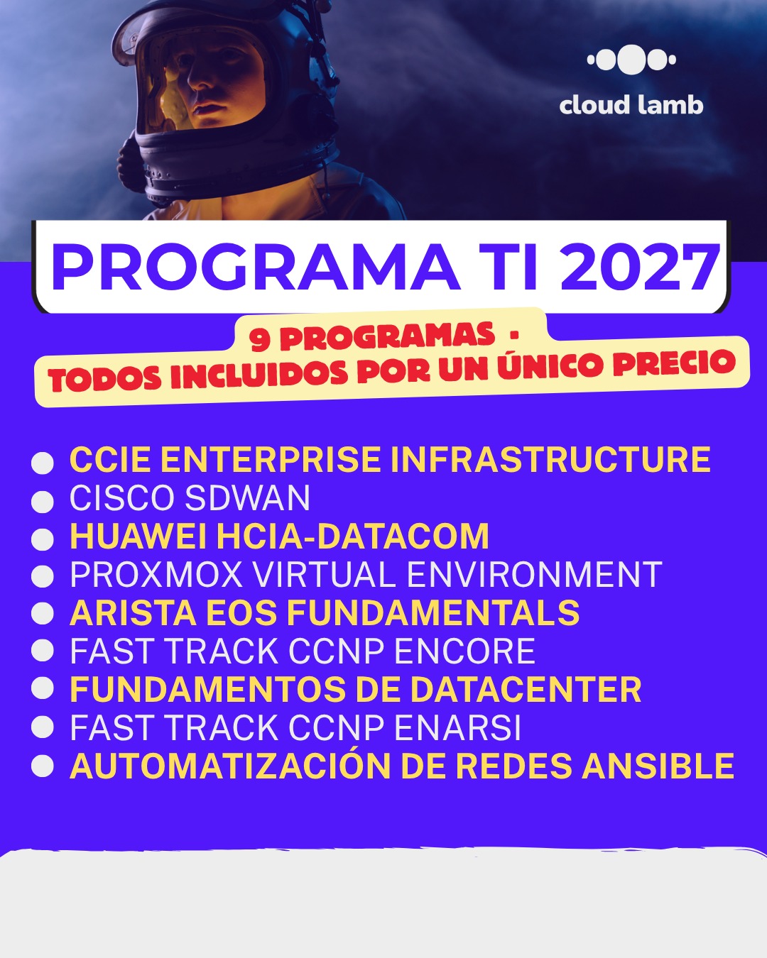 PROGRAMA INFRAESTRUCTURA 2027