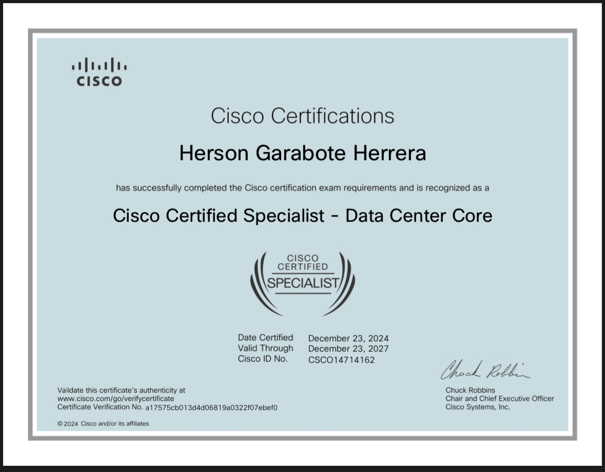 Herson Garabote Herrera