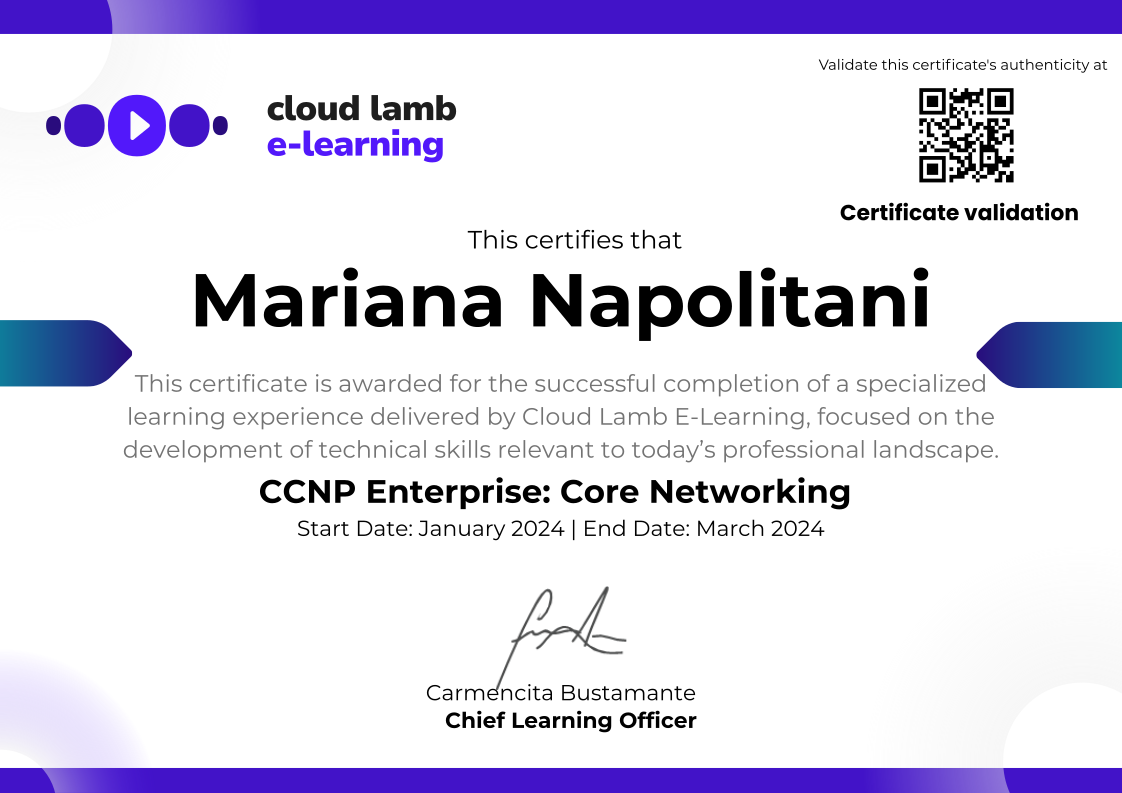 Modelo de certificado