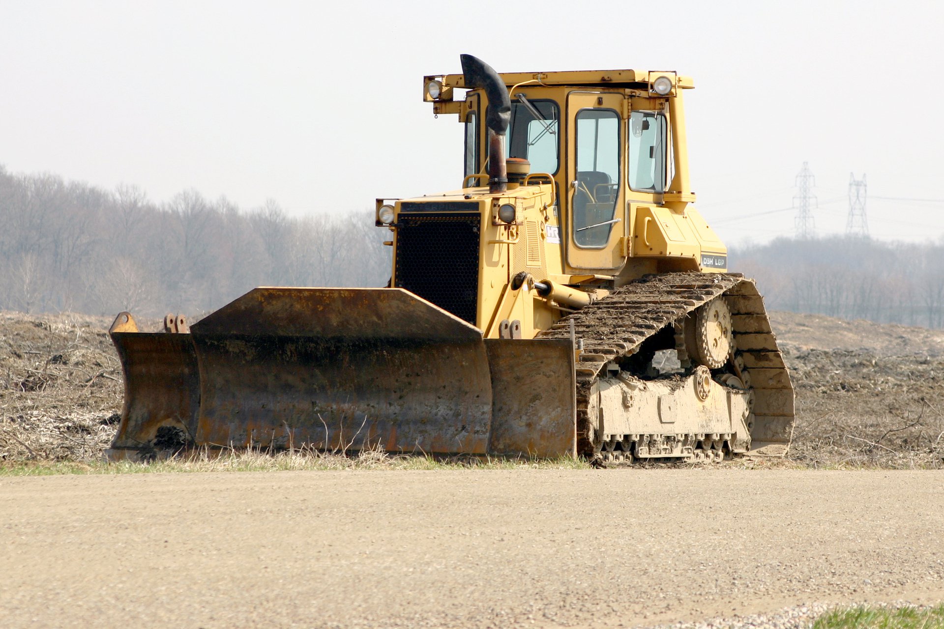 bulldozer, photo by Kenn Kiser from FreeImages