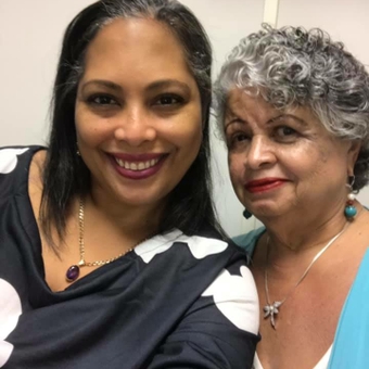 Nilda and mom