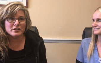 Heather soles and speech therapist Stephanie Vestal StrokeSpeech_201904261508