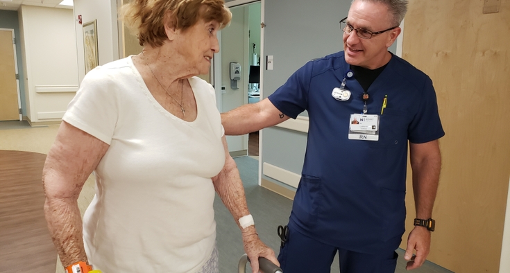 TV journalist changes careers to join son in nursing