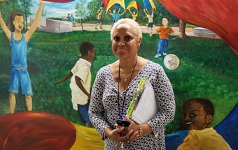 Milagros Amaro working at the Guilford County Health Department Milagros Amaro working at the Guilford County Health Department