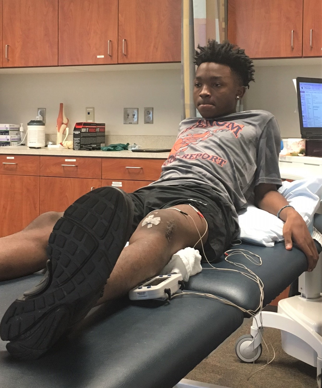 Zaharee doing rehab