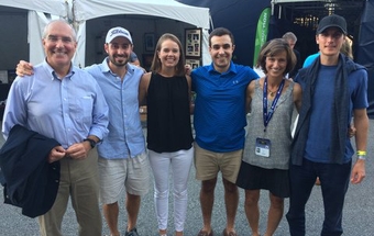 The Keshian family at the Winston-Salem Open. Keshian family at the Winston-Salem Open