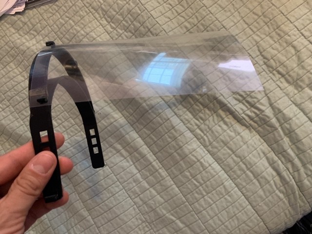 A finished shield 3Dmask