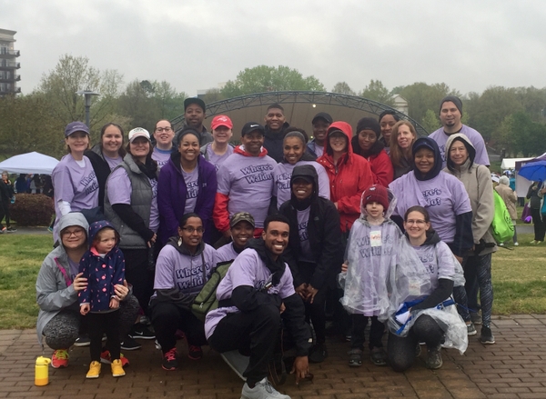 Family and friends joined Tenisha Waldo for Walk MS one rainy Saturday in 2018. The annual event is hosted by the National Multiple Sclerosis Society to help raise critical funds for research, support programs and services. Novant Health MS patient has advice for the newly diagnosed