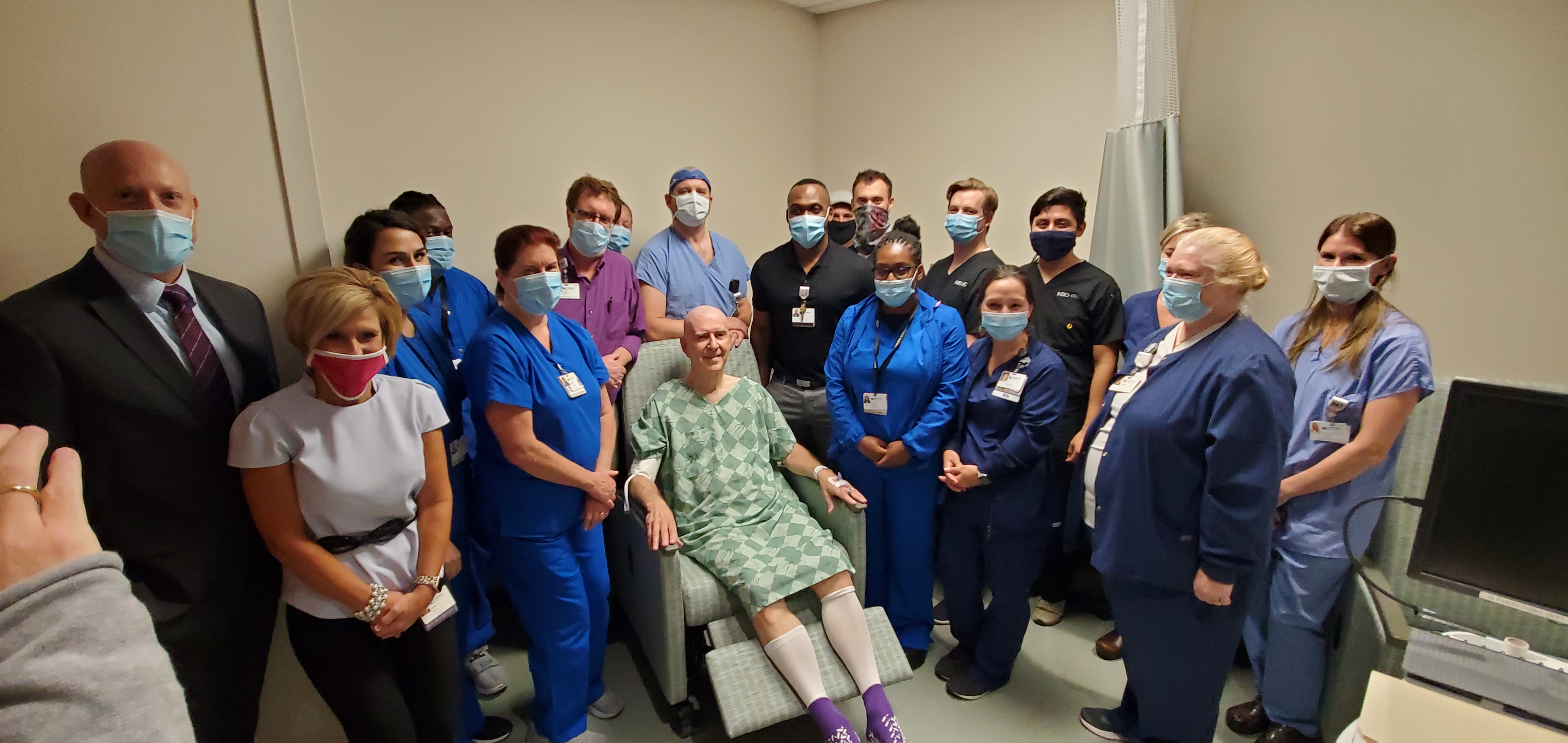 Larry Hicks' care team at Novant Health Mint Hill Medical Center Larry care teamjpg