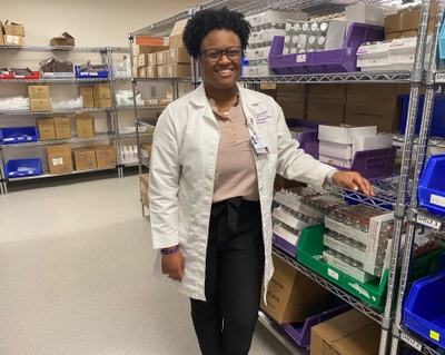 Bria Benson: "Those are valid reasons to have mistrust for the health care system and the vaccine and something that Novant Health is actively making strides to address. What can’t be ignored is that our community has been dying at higher rates than other racial and ethnic groups." Bria Benson no mask