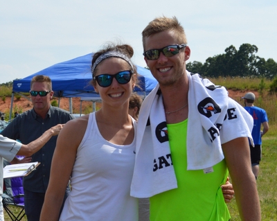 Megan and Scott share a passion for pole vaulting. Megan Zimlich with her husband Scott_1