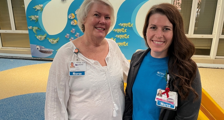 Nurse navigates breast cancer and knee replacement. In the same year.
