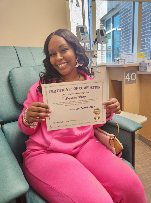 Angelica May chemo complete