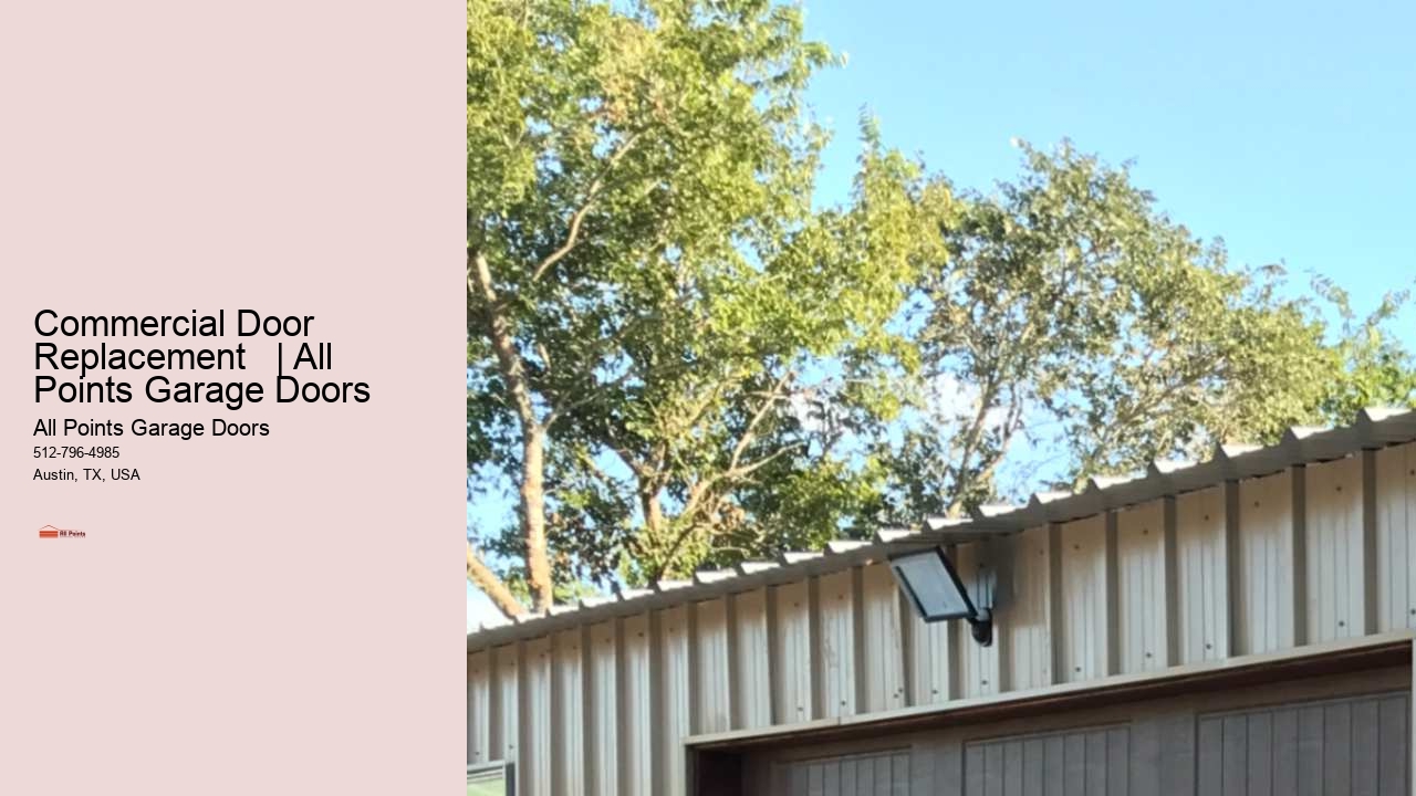 Commercial Door Replacement   | All Points Garage Doors