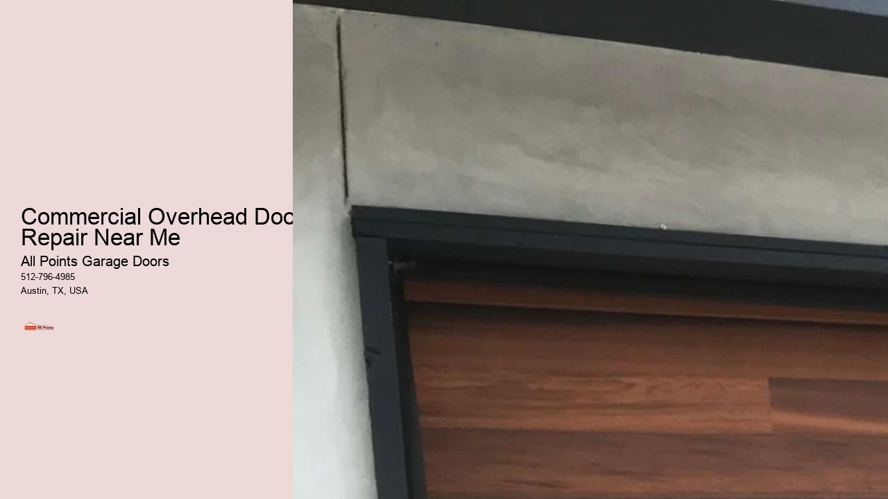 Commercial Overhead Door Repair Near Me 