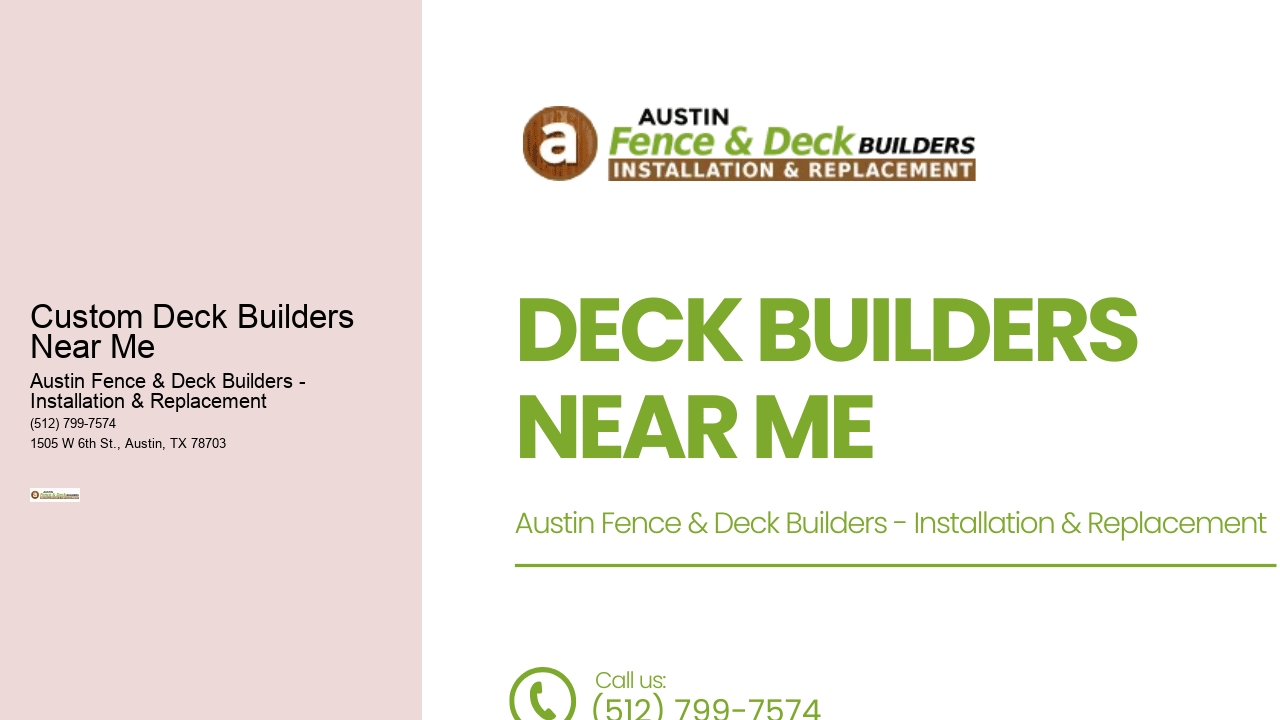 Custom Deck Builders Near Me