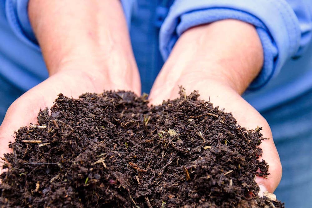 compost blowing services