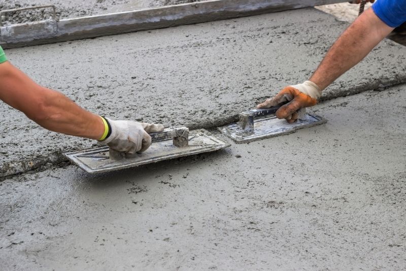 concreting over water pipes