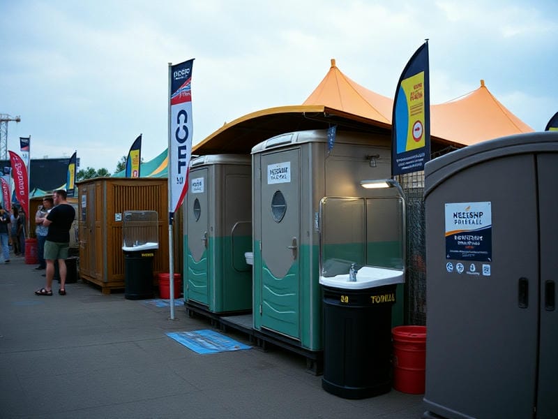 What's the secret of stress-free occasions? Rent porta potties for your next event!