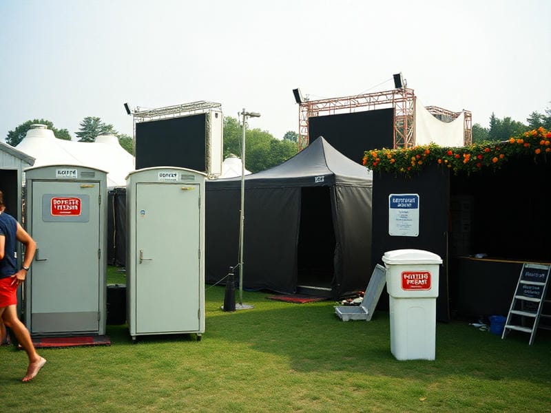 What's the secret of stress-free occasions? Rent porta-potties for your next occasion!