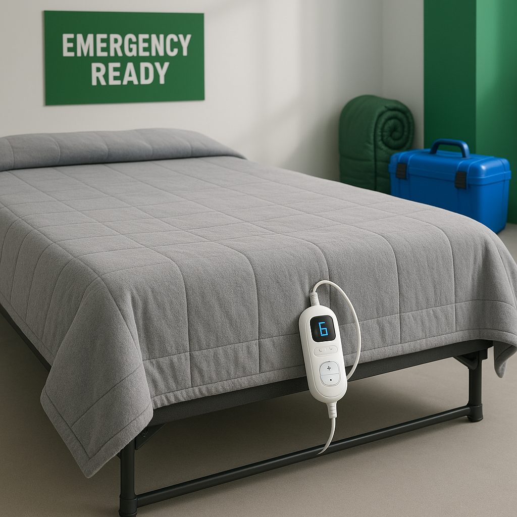 King size electric heated blanket with digital temperature control