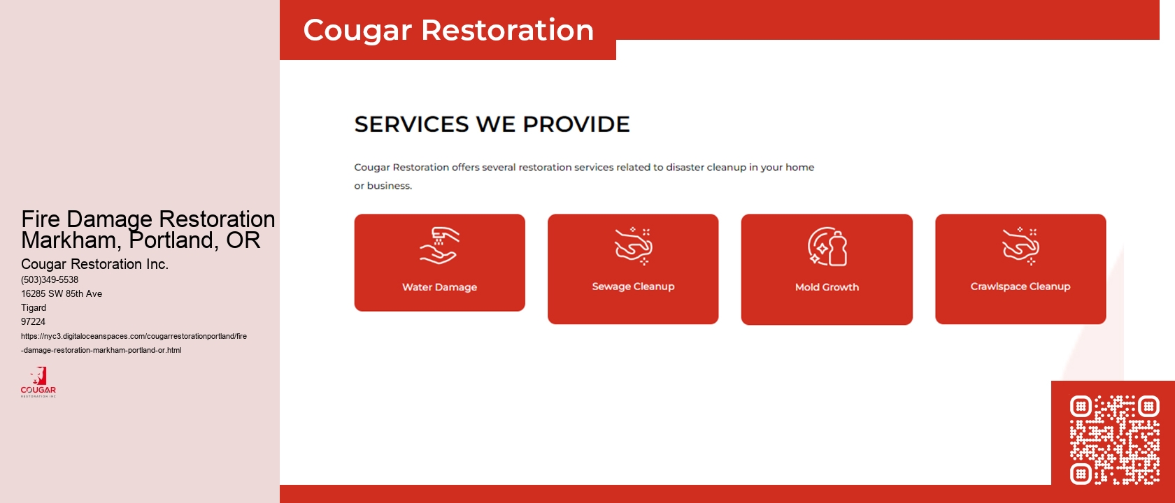 Fire Damage Restoration Markham, Portland, OR