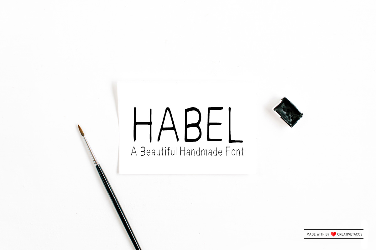 Free Habel Handwriting Font Cover