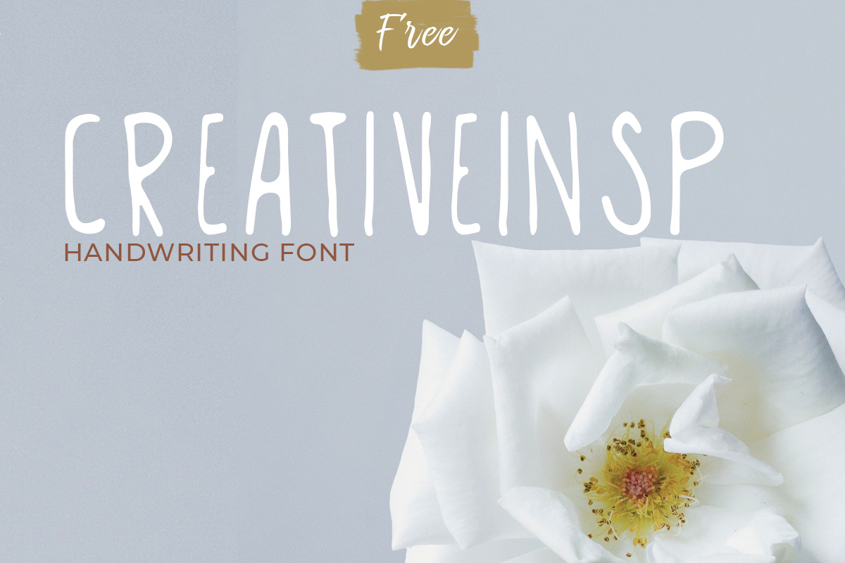 Creativeinsp Handwriting Font Cover