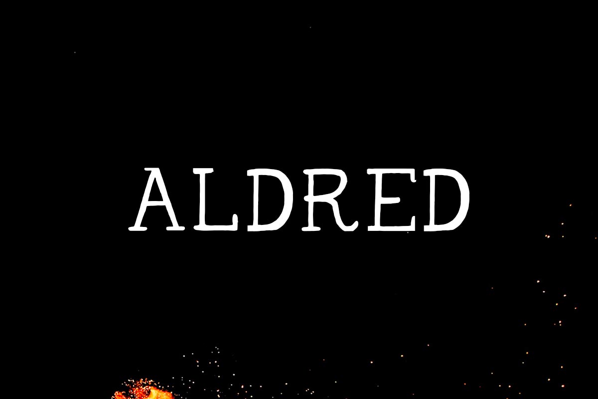 Free Aldred Handmade Font