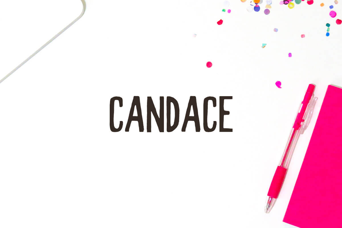 Candace A Handwritten Demo Font