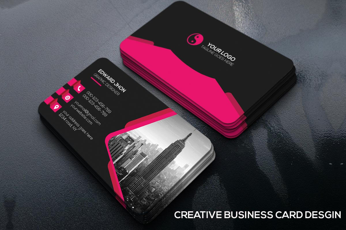 Free Business Cards With Visiting Card Templates Psd Free Download