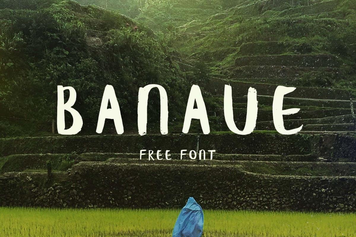 Free Banaue Brush Script Font