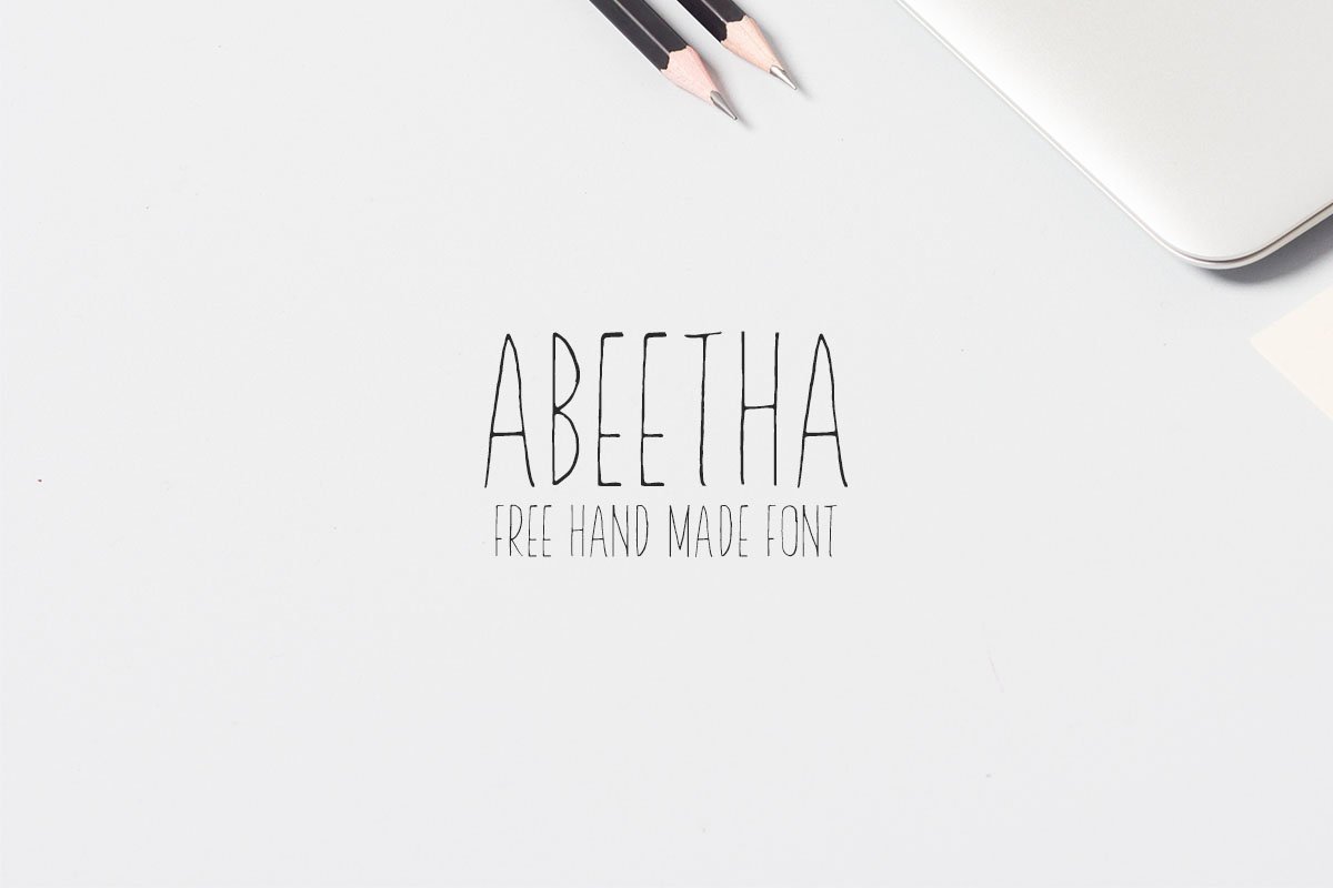 Free Abeetha Handmade Font