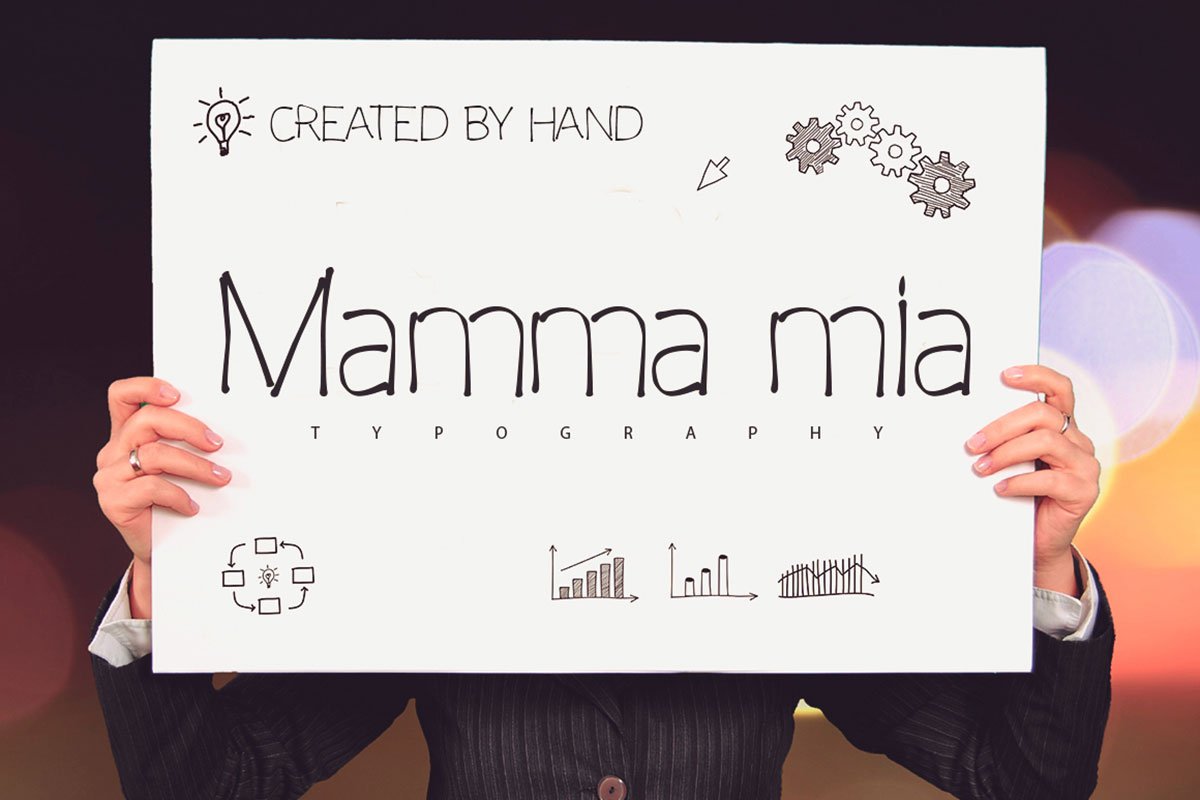 Free Mamma Mia Typeface