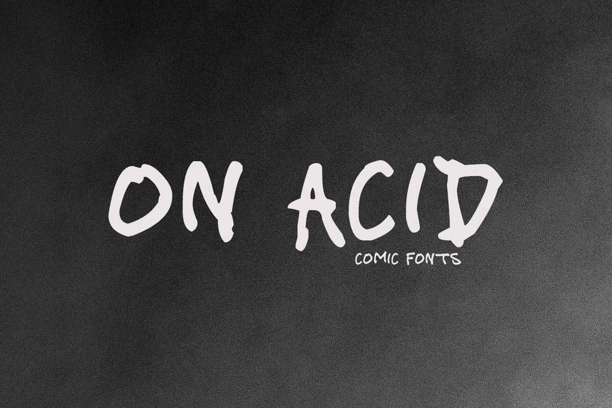Free On Acid Handmade Font
