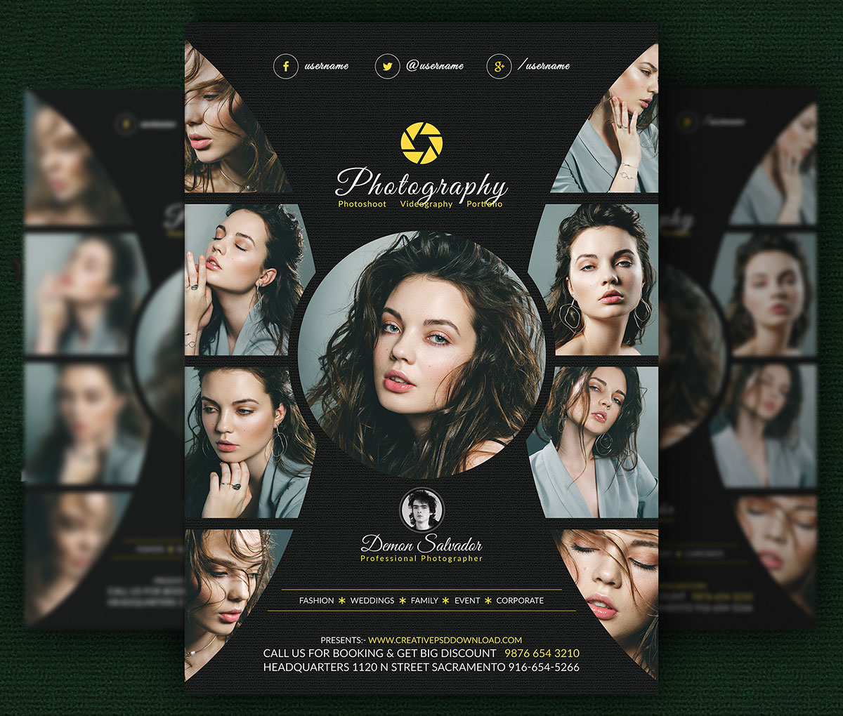 Free Photography Flyer Psd Template Creativetacos