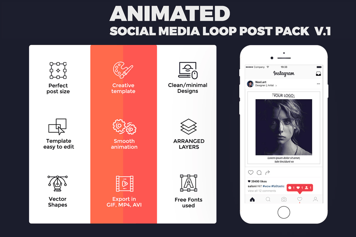40+ Perfect Instagram Post & Story Templates