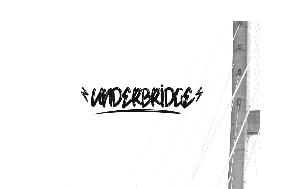 Free Underbridge Wet Handwriting Font