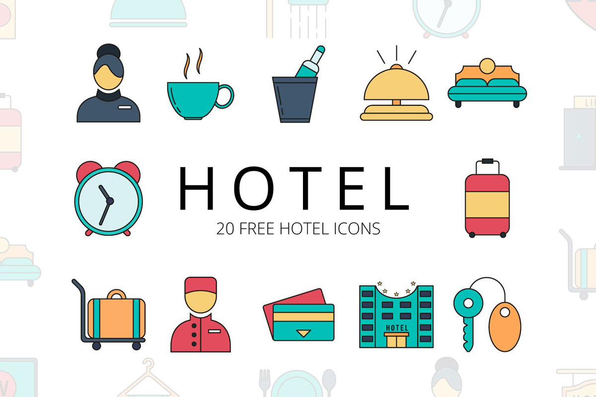 Free Hotel Icon Set Creativetacos